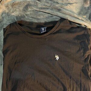 US Polo Assn. Black Short Sleeve Shirt Size XL